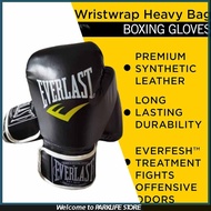 EVERLAST Prostyle 12oz Black Boxing Gloves Heavy Punch Bag Workout Training Hand Wraps Boxing Gloves
