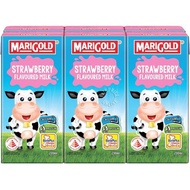 Marigold Uht Packet Milk Strawberry 6 x 200ml