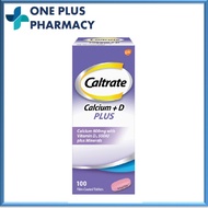 Caltrate Calcium + D Plus 60's / 100's (Previously Caltrate 600 Plus) Calcium+D