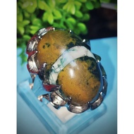 Jamal pamor kendit old agate ring
