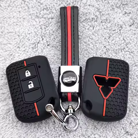 Silicone Key Case for Mitsubishi Outlander ASX Ash Lancer Eclipse Galant Mirage ASX 2021 Shell Key H