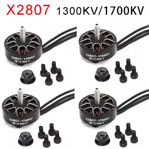 2/4 pcs X2807 2807 Motor 1300KV 4S 1500KV 1700KV 6S Brushless Motor for FPV Freestyle 7inch Long Ran
