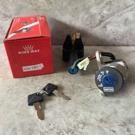 (KW) IGNITION KEY SET SEAT KEY FORCE 1 F1ZR VEGA R OLD ALFA CRYPTON SIGMA