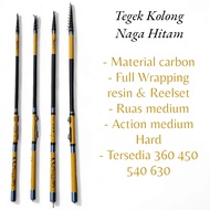 Joran Tegek Carbon Oregon Naga Hitam Kolong 180-630