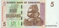 辛巴威-2007年5元