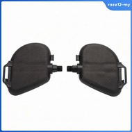 [RazecaMY] Universal Exercise Bike Pedals Flat Indoor Cycling Bike Pedals Threaded for Indoor Cyclin