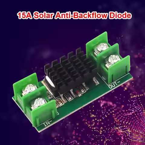 15A 5-60V Irrigation Ideal Diode Two Parallel Solar Panel Anti Reverse Irrigation Ideal Diode Batter