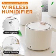 Portable 400ml Mini Cool Mist Humidifier With Night Light, USB Auto Shut-Off, Ultra-Quiet, 2 Spray M