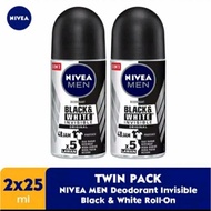 Nivea Twin Pack Nivea Men Deodorant Invisible Black & White