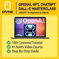 💎[Instant Delivery][Video Course] OpenAI, GPT, ChatGPT and DALL-E Masterclass | ChatGpt Course ChatG