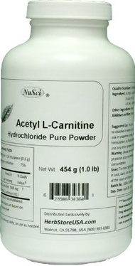 [USA]_NuSci ALC Acetyl L-Carnitine HCl 454g (1.0 LB) Pure Powder