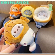 EBINLANDS Snapper Keychain, Cocoa Cat Plush Snapper Head Keychain, Japanese Style Doll Pendant