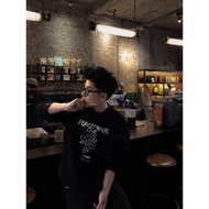 Peaceminusone unisex round neck Korean fur-lined sweater Mr. Long Gdragon warm concert swing By Joli