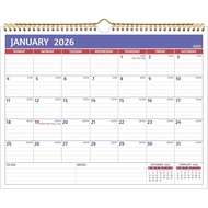 Wall Calendar 2026-2027 - 18 Monthly Calendar 2026-2027 Wall, Jan 2026 - Jun 2027, 14.57'' x 11.42''