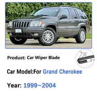 belook สำหรับ Jeep Grand Cherokee 1999~2004 WJ WG MK2 ใบปัดน้ำฝนหน้าคู่แบบยางคู่ อุปกรณ์เสริมกระจกหน