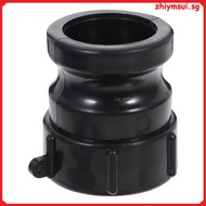 zhiymsui  Water Tank Connector Hose Ibc Tote Fittings Groove Adapter Plastic Camlock 2 Inch Couplings for