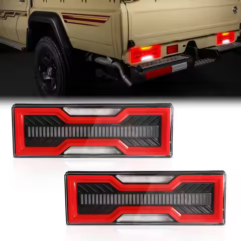 LED Tail Lamp For Toyota Land Cruiser 70 Series FJ75 LC79 2010 2011-2020 Brake Turn Signal Light Dri