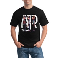 VB Ajr The Click Tour 2018 Men's Casual T-Shirt Band Tour Printed Pure Cotton Short Sleeve Multiple 