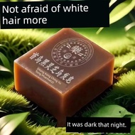 [China-Made Goods Genuine Article] Xinjiang Usman Grass Shampoo Soap Handmade White Hair Black Hair 