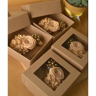 MINIMAL FRAME LID BOX size 8x8x3cm (minimum order 20 pieces)