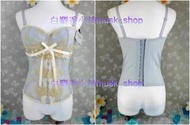 尺寸34C=75C-灰色金黃薔薇蒲公英刺繡蕾絲晶鑽馬甲-SB6846＊白麝香小舖＊全新華歌爾Salute莎露內衣