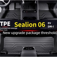 TPE Full Coverage Floor Mat For 2025-26 BYD Sealion 5/6 (BYD Sealion 06 EV / DM-i) Waterproof Car Fl