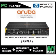 HPE Aruba 6100 12G CL4 2SFP+ 139W Switch ( JL679A )