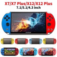 X7 Plus/X12 Plus Handheld Game Console HD Screen Video Retro Game Console Built-in 10000+ Free Games