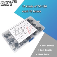 150PCS/Set TO126 Transistor Assortment Kit Pack B772 D882 BD139 BD140 C106 D669 B649 D237 13003 BD13