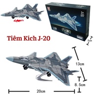 Airplane Assembly Model J20 J35 F14 F22 F35 SU35 SU35S B2 - Hard Plastic, Unique Decor M9 IORI