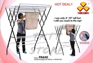 TKTT 3V 4PA640S 12+4 Bars Anti Rust Foldable Clothes Drying Rack Hanger/ Towel Hanger/ Blanket Dryer