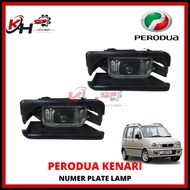 PERODUA KENARI Number Plate Lamp Cover With Bulb Rear License Light Lampu  Nombor Plate Belakang Plu