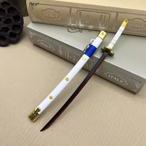 24cm Ame No Habakiri Samurai Sword Kozuki Oden One OP Piece Anime Peripherals 1:6 Metal Miniature Ho