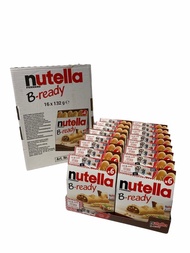 NUTELLA B-ready Ferrero 16x132g 1ลัง /บรรจุ 16 กล่อง/จำนวน 96 ชิ้น ราคาส่ง ยกลัง