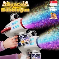 [SG] 6000+ Air Bubbles Astronaut Bubble Machine Automatic Bubblegun Bubble Solution