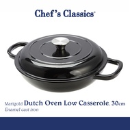 Chef's Classics Marigold Dutch Oven Low Casserole, 30cm
