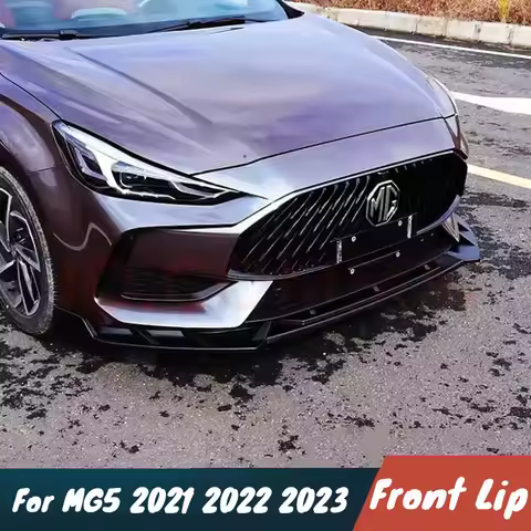For MG5 2021 2022 2023 3pcs/Set Car Front Bumper Lip Chin Spoiler Splitter Diffuser Bodykit Protecti
