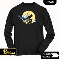 Comic Long Sleeve T-Shirt T1NT1N 8 Size XS - 7XL Adult T-Shirt Jumbo SizeBIG and Children's T-Shirt 