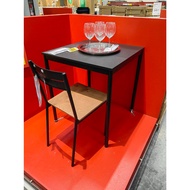 SANDSBERG Sundry Table Black 67x67 Cm./ Chair