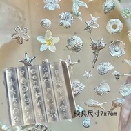 3D UV Resin Silicone Mold for Nail Charm Handmade DIY Embossed Flowers Mini Apple Seashell | Thegioi