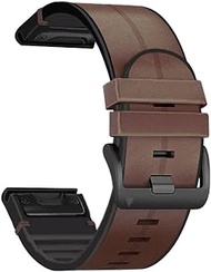 For Garmin Fenix 6X 5X/Plus/3/935/Fenix5 6Pro/7 7X S60 Quick Fit Release Silicone+Leather Smart Wrist Strap 26/22mm Accessories