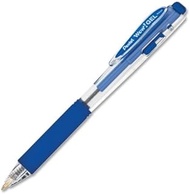 Pentel Wow! Retractable Gel Pen - Medium Pen Point Type - 0.7 mm Pen Point Size - Blue Ink - Clear Barrel - 12 / Dozen