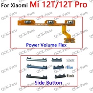For Xiaomi 12T / 12T Pro Power button flex on / off Switch Button Side Key Volume Up Down Flex Cable