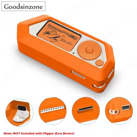 Silicone Case for Flipper Zero, Soft Protective Case for Flipper Zero Device, Anti-Scratch Protectiv