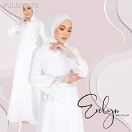 【NEW stock】❏☫☎Jubah Muslimah Jubah Abaya Jubah Dress Abaya Dress Jubah Plus Size Jubah Muslimah Jubah Lace Evelyn Abaya