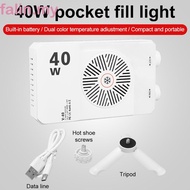 FALIN RGB LED Camera Light, 40W 2800-9000K Mini LED Video Lamp, Compact 4400mAh Battery with Tripod 