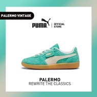 [NEW] PUMA Unisex Palermo Vintage Sneakers (Green)