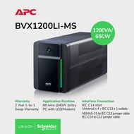 APC Easy UPS BVX 1200VA, 230V, AVR, Universal Sockets, BVX1200LI-MS