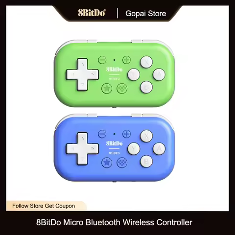8BitDo Micro Bluetooth Wireless Gamepad for Nintend Switch Windows Android macOS iOS iPadOS Raspberr