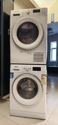 Whirlpool 惠而浦洗衣機+乾衣機